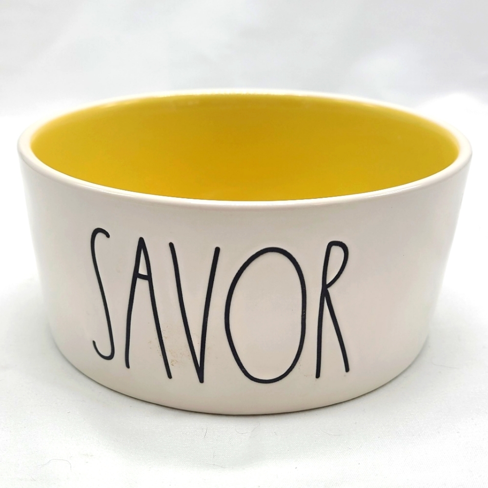 Rae Dunn Savor Pet Bowl